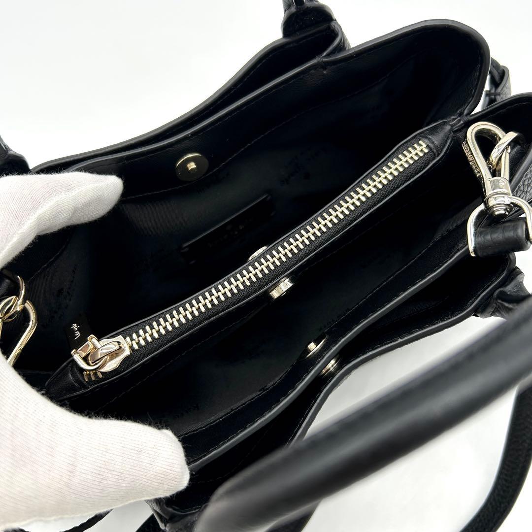 極美品】ケイトスペード ダンプリング 2way ショルダーバッグ 黒 レザー