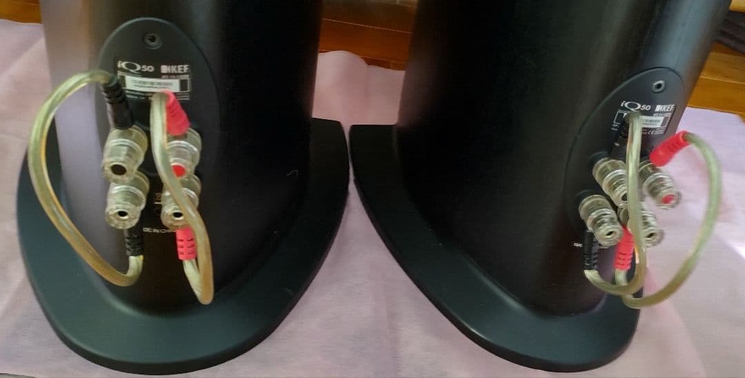 KEF iQ50 美品 トールボーイスピーカー 付属品一式 ベルデンケーブル ①