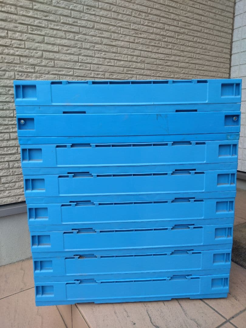 折りたたみコンテナ　プラスチック　蓋無し　セキスイ　無名