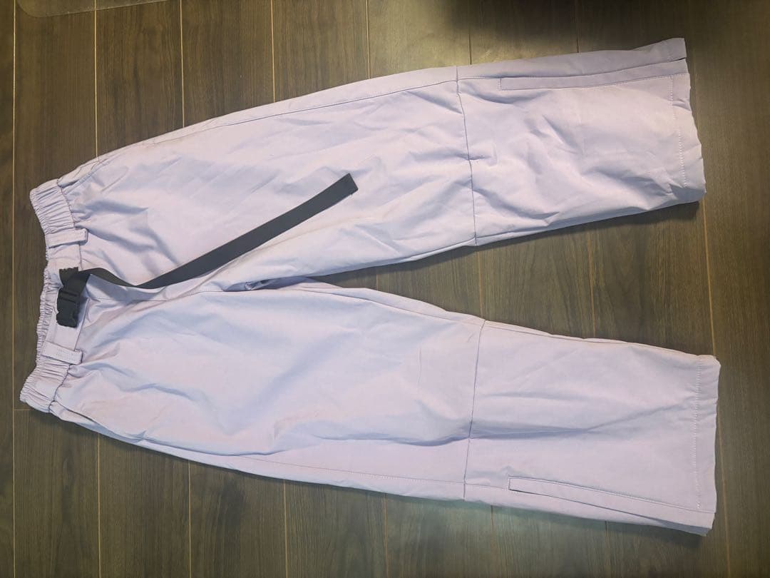 スノーボードウェア 防寒ジャケット・パンツ 2点セット ベージュ Lサイズ