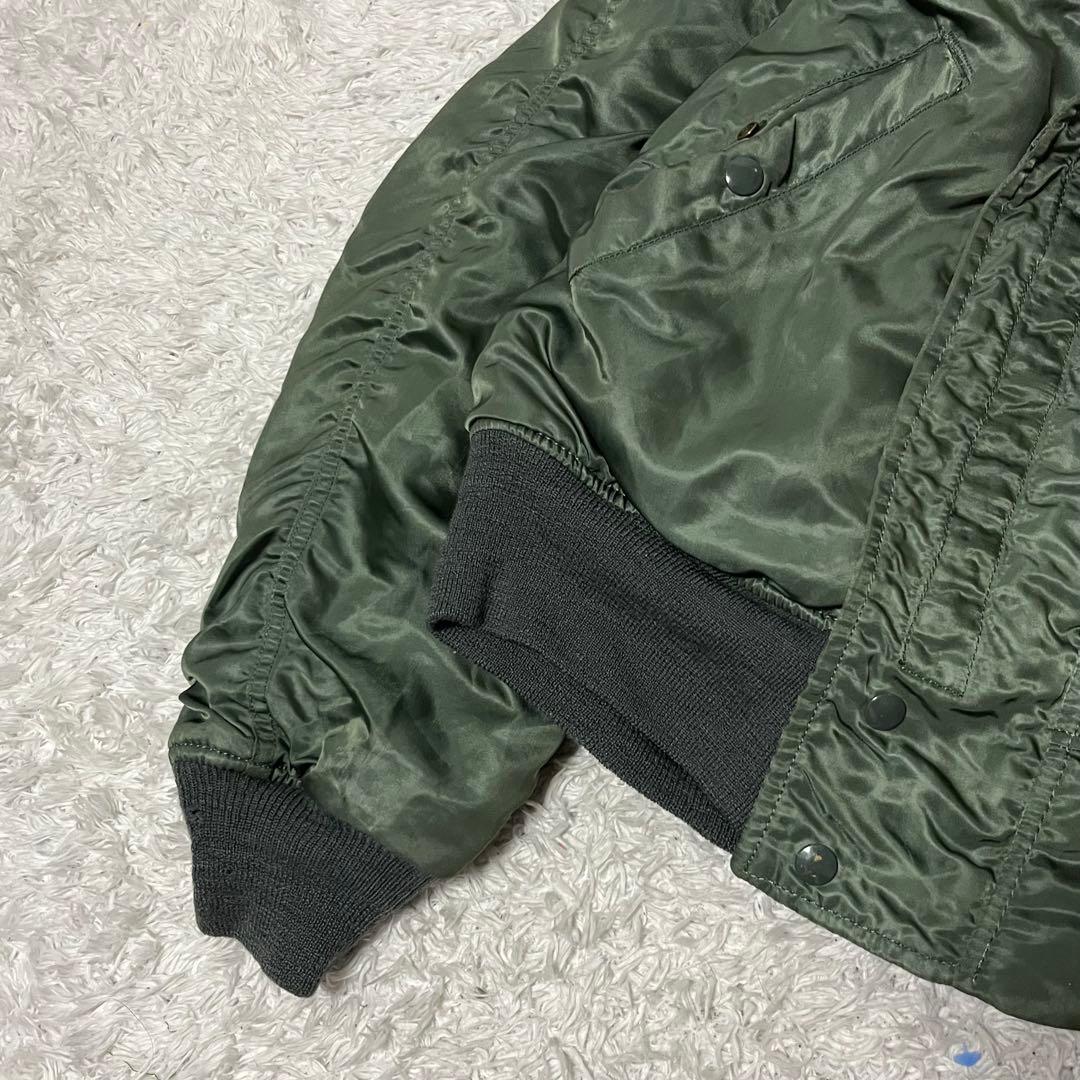 状態良好✨アルファ 80’s n-2b 白ファー Y2K USA製