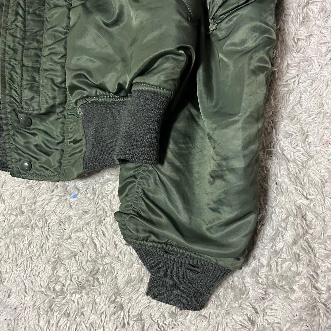 状態良好✨アルファ 80’s n-2b 白ファー Y2K USA製