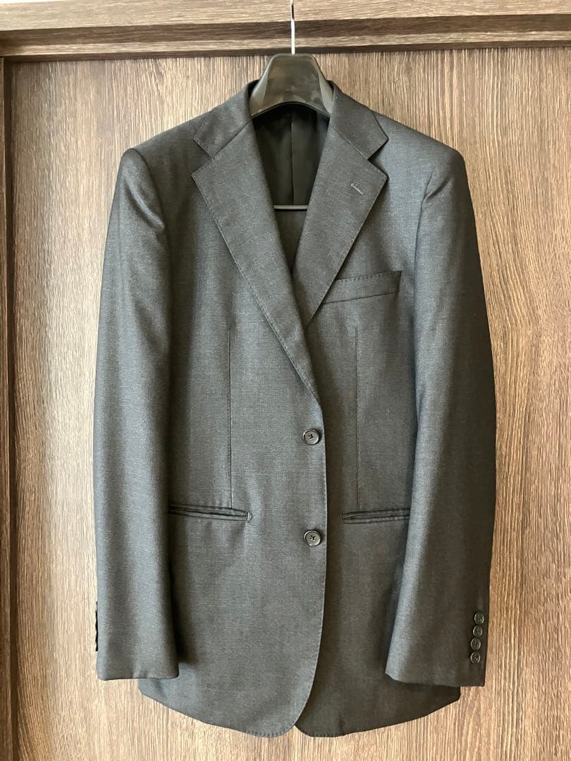 ロロピアーナ　スーツ　グレー　48