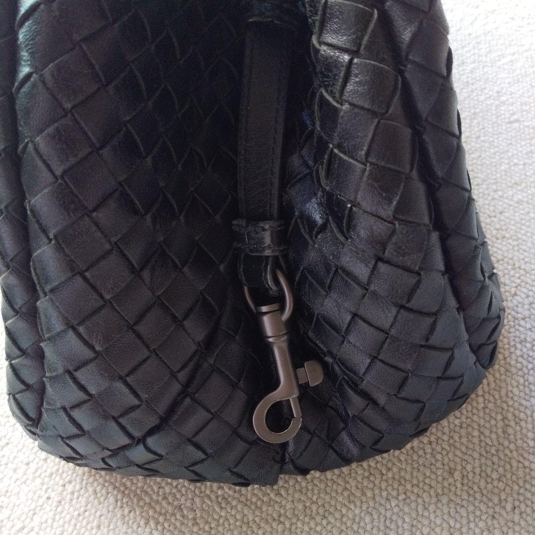 ボッテガ・ヴェネタ ブラックショルダーバッグ