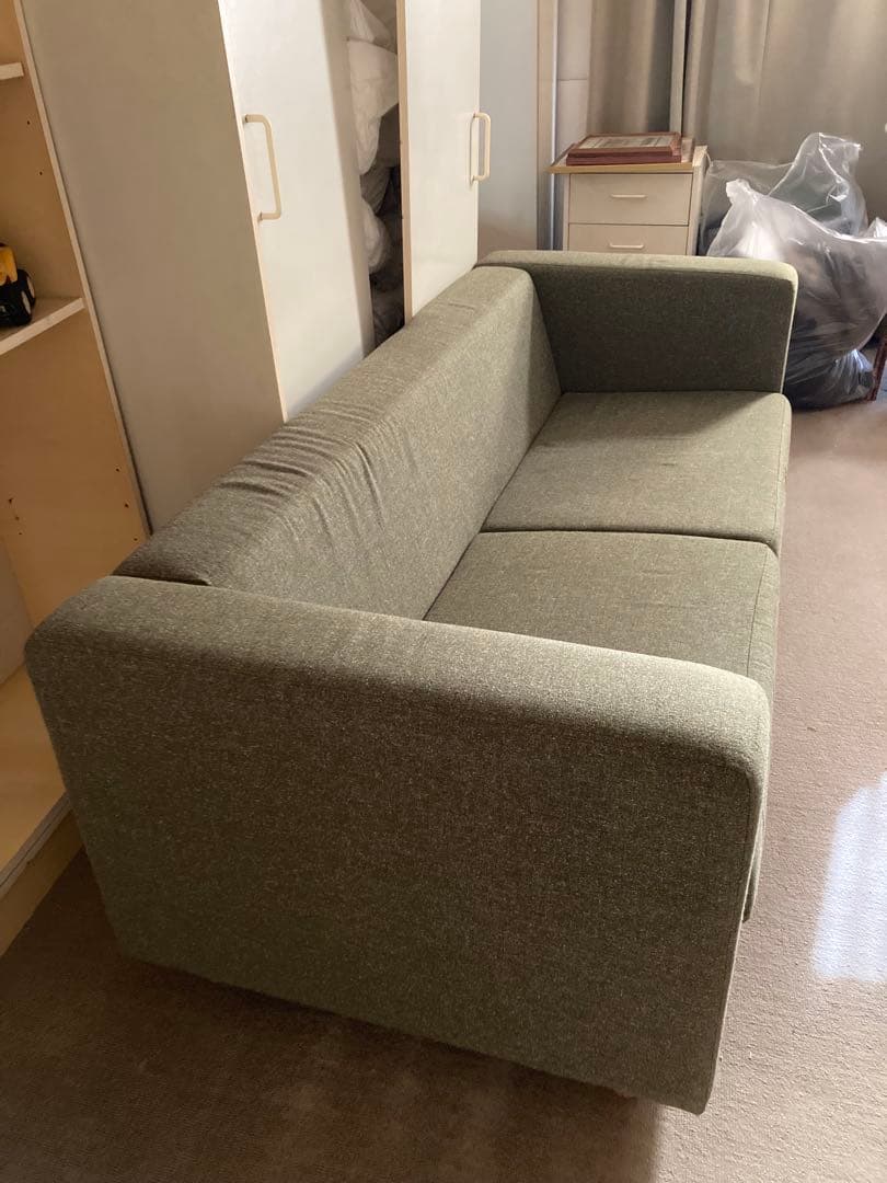 12/20まで出品ファブリック 2-3人掛けソファ