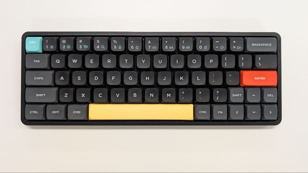 NuPhy Air60 v2 cowberry 黒・ケースセット