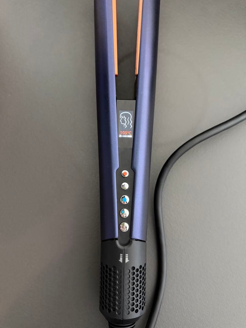 Dysonドライヤーストレイトナー ダークブルーコッパー HT01 DBBC