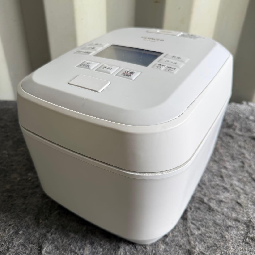 RL31激安早い者勝ち✨ 日立 炊飯器 ホワイト 圧力&スチーム ふっくら御膳
