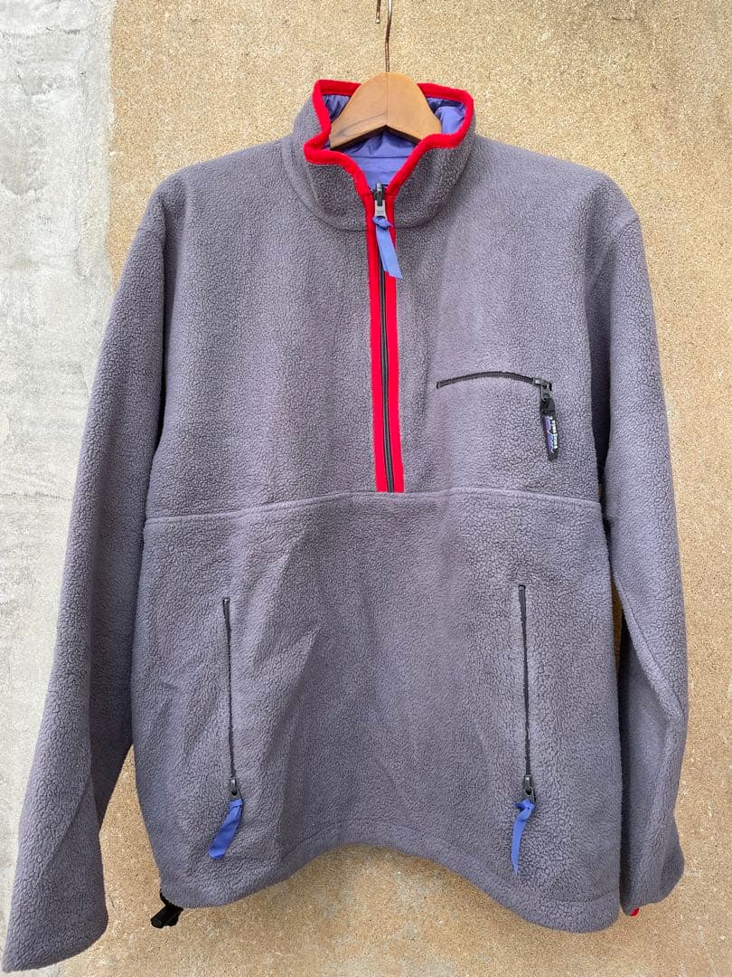90’s パタゴニア リバーシブルグリセード ハーフZIP