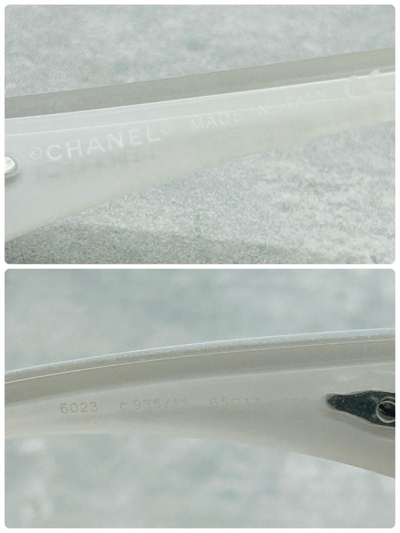 ケース付/美品◯ CHANEL サングラス ココマーク ホワイト アイウェア