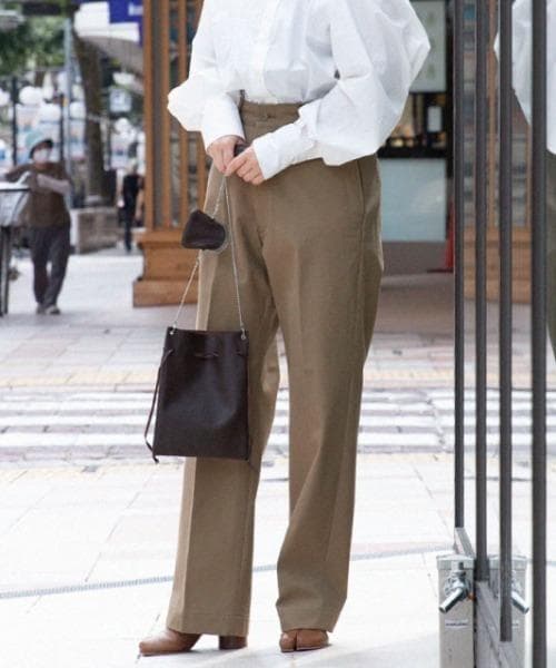 THE SHINZONE ハイウエスト チノパンツ ベージュ 38