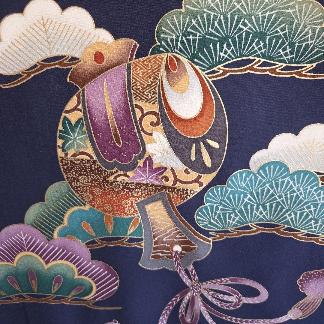 No43. 正絹　男の子お祝い着物　産着　七五三