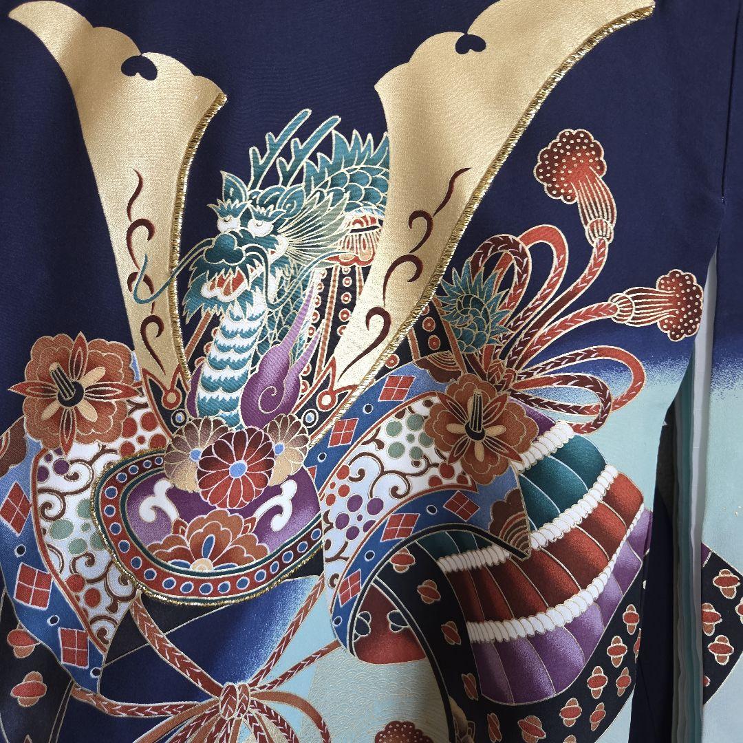 No43. 正絹　男の子お祝い着物　産着　七五三