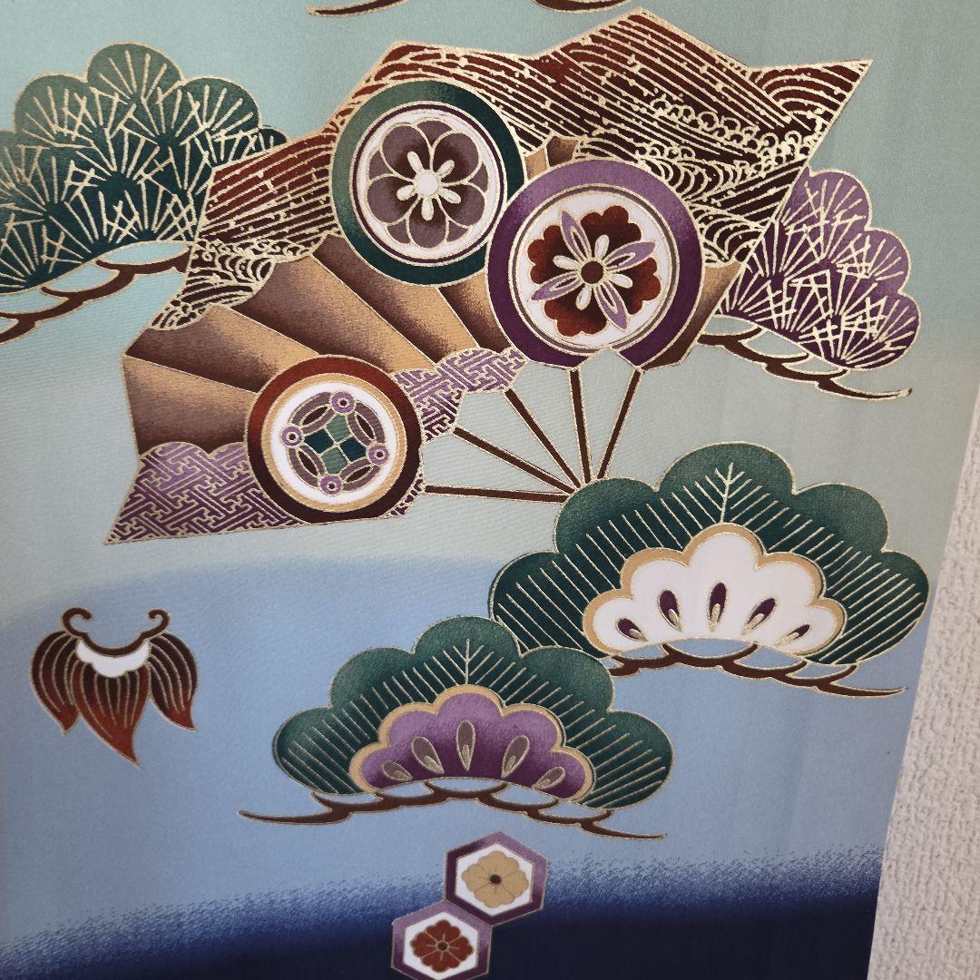 No43. 正絹　男の子お祝い着物　産着　七五三