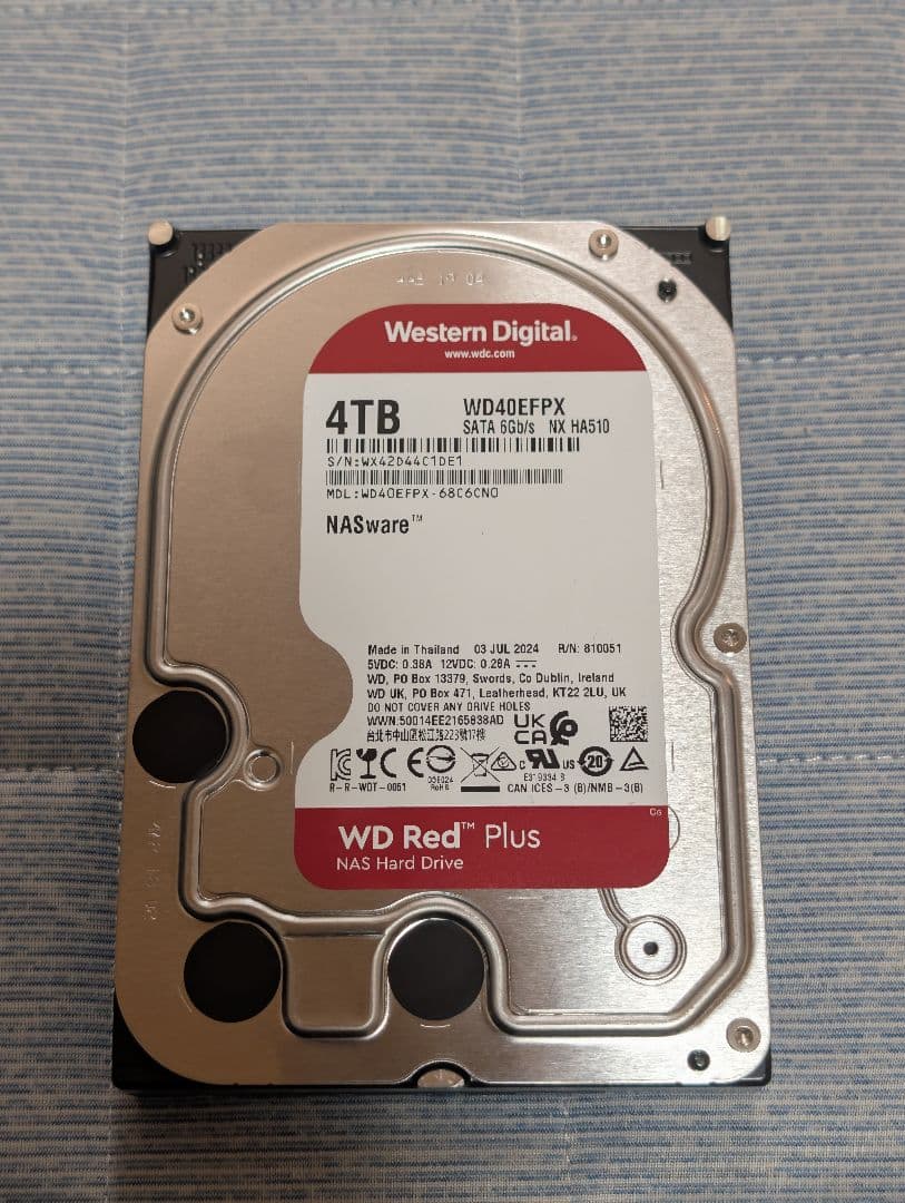 Western Digital WD40EFPX 4TB NAS HDD ②