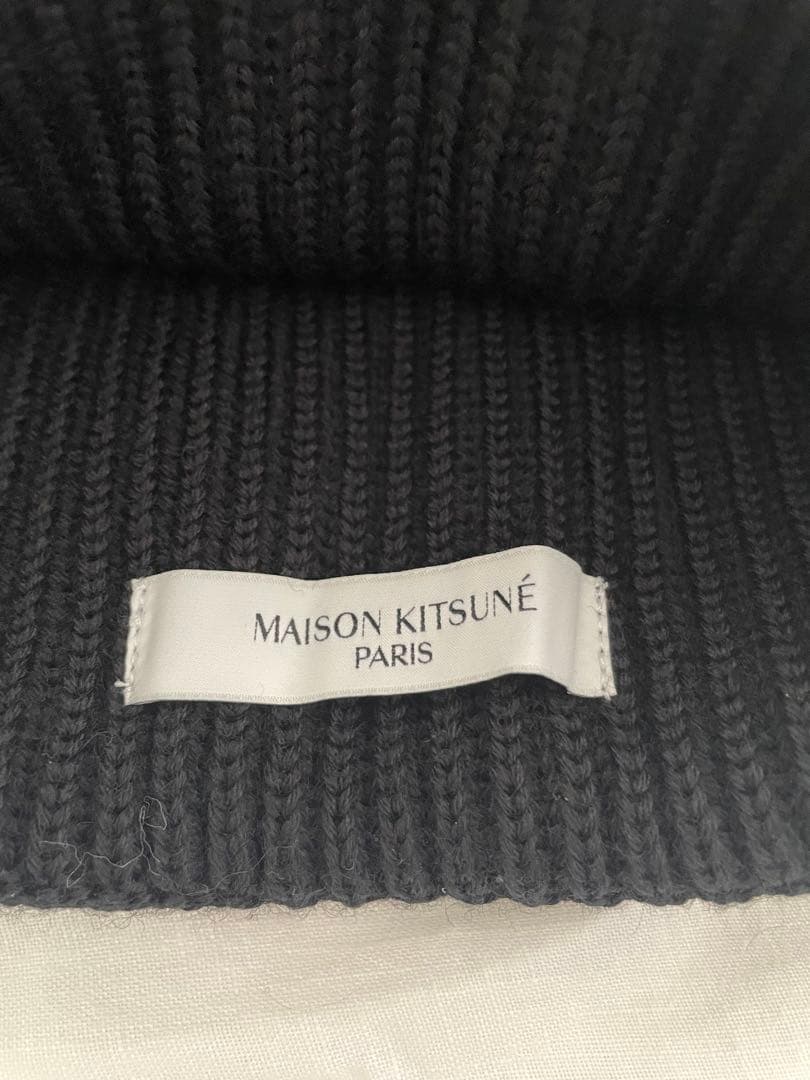 MAISON KITSUNÉ ブラックフォックスヘッドビーニー