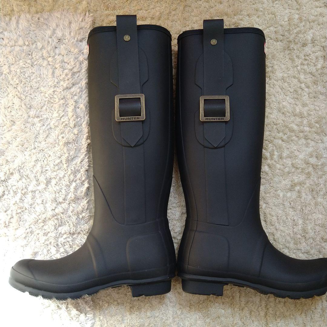 HUNTER W ORG TALL EXAG BKL ブラック 6UK 25cm