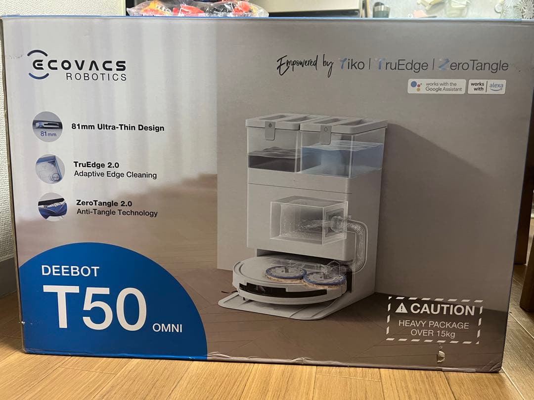 ECOVACS（エコバックス）T50 OMNI ロボット掃除機