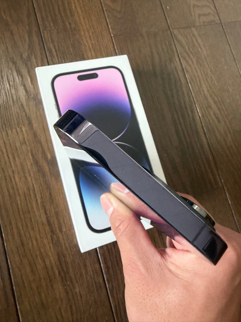 は*め様 iPhone14pro 128GB ディープパープル