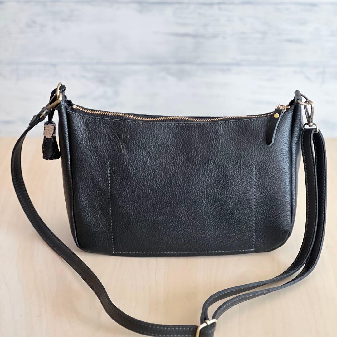 本革&Lulu beigeショルダーバッグ　RB512-132