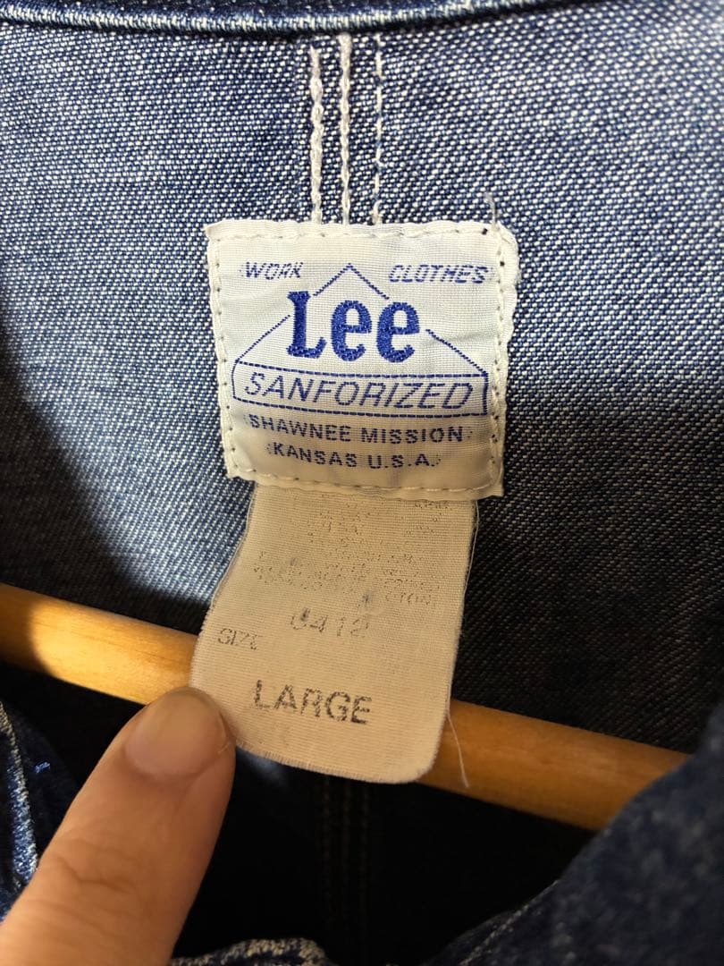 K*.様 【復刻】Lee リー　カバーオール　ハウスタグ　 0412 90s サ