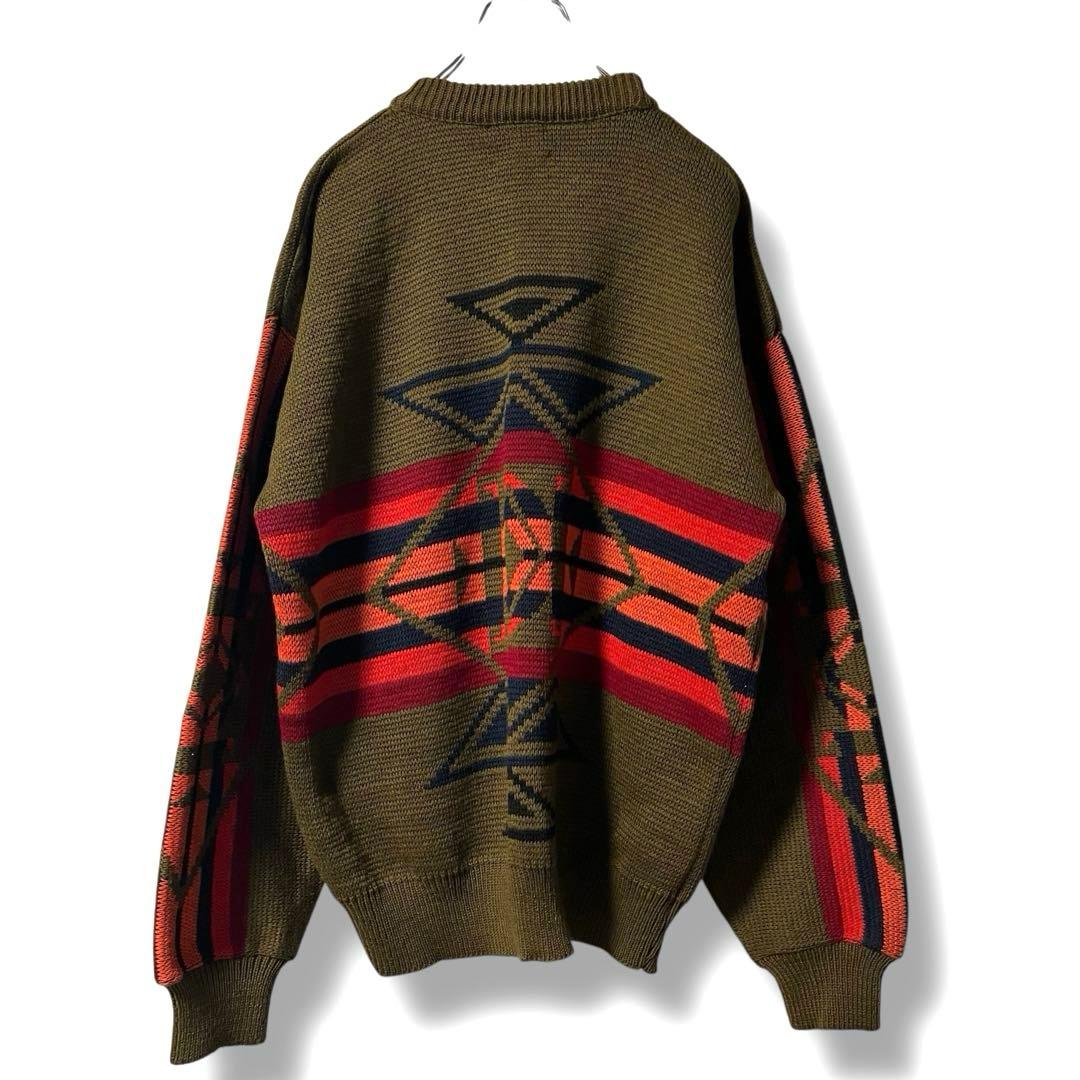 サーファー様 極美品♦️70s/USA製♦️PENDLETON ネイティブ柄 ニット