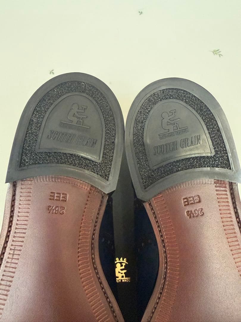 【新品】SCOTCH GRAIN 805 ネイビー EEE 26.5cm