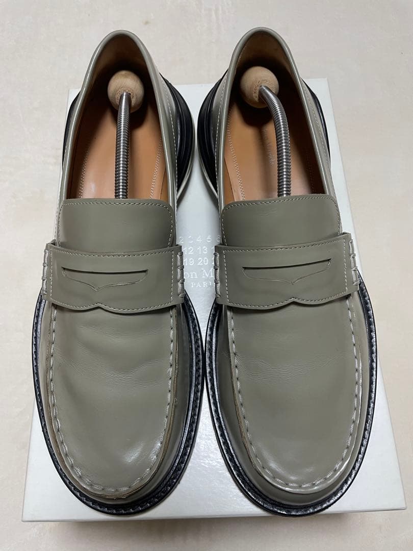 maison Margiela20SSエアバッグローファーグレー