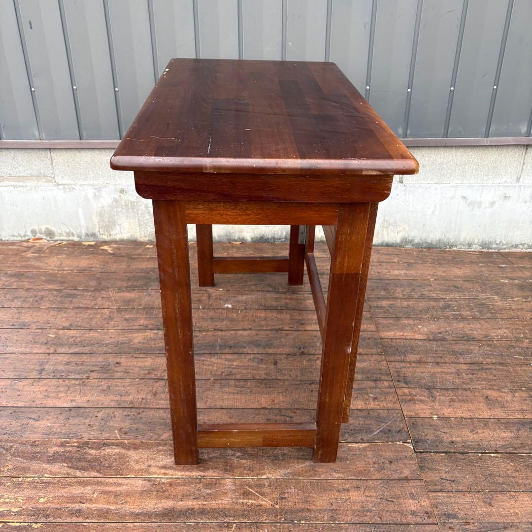 C-1 昭和レトロ 折りたたみテーブル 木製 作業台 机 古家具 古道具