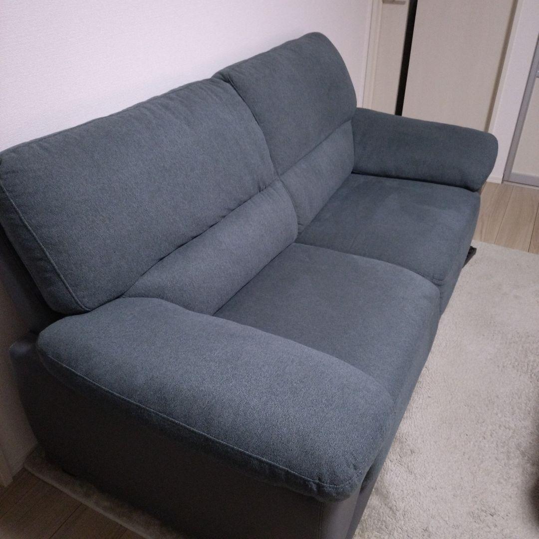 1/20頃まで‼️【兵庫県高砂市現地受け渡し】 3人掛けソファ アーム付き