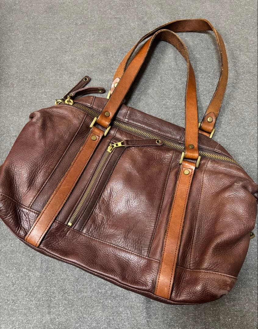 バッグ MASTER-PIECE leather mini boston bag