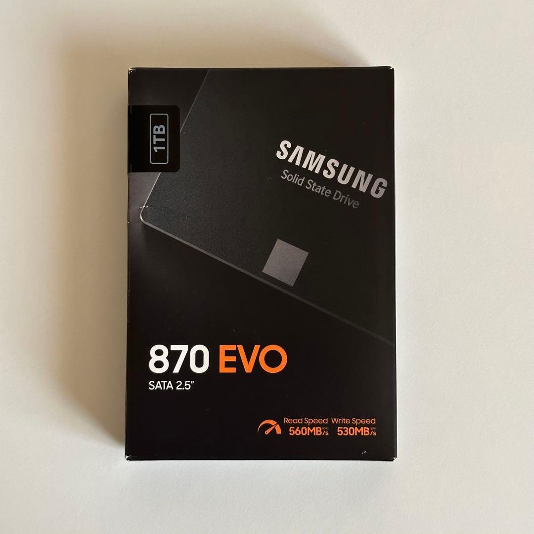 内蔵型SSD Samsung 870 EVO 1TB SATA 2.5 SSD