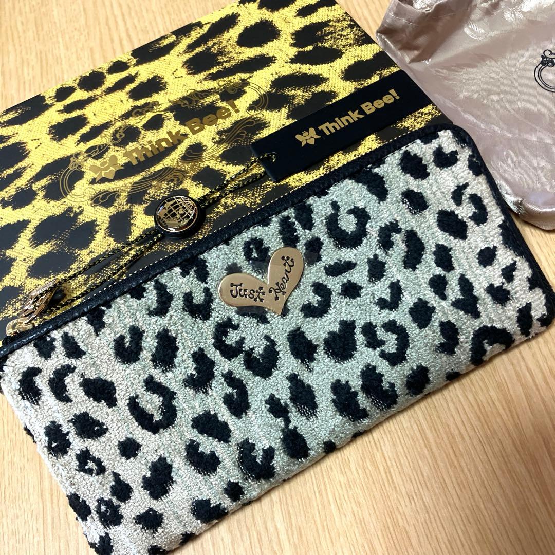 Think Bee! ジャストハートL字型ファスナー長財布レオリーナ　新品未使用