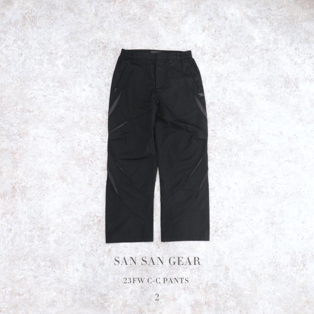 SAN SAN GEAR 23FW C-C PANTS 2 ブラック テック