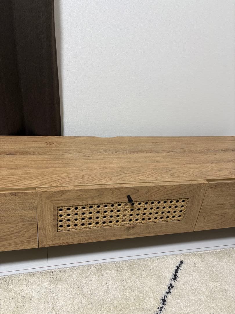 ロウヤ(LOWYA) テレビ台 幅140cm ラタン調