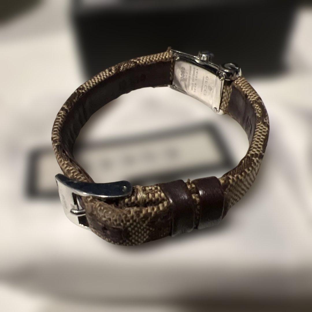 【美品・希少】GUCCI グッチ キャンバスベルト レディース 腕時計