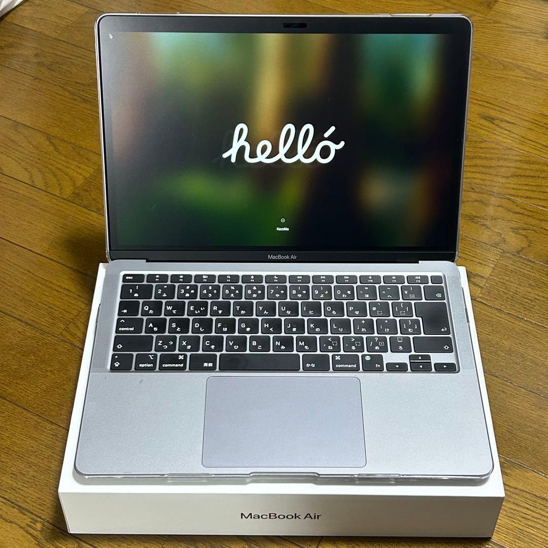 美品 MacBook Air M1 13インチ 8GB 256GB 付属品完備