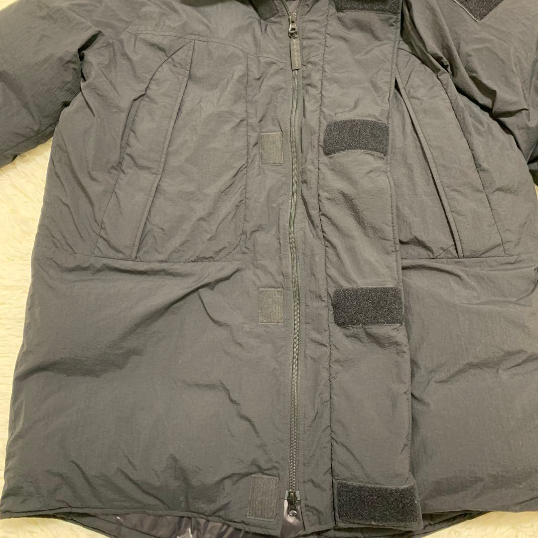 【ワイルドシングス】メンズ　モンスターパーカー　ダウンジャケット　黒　Ｌ