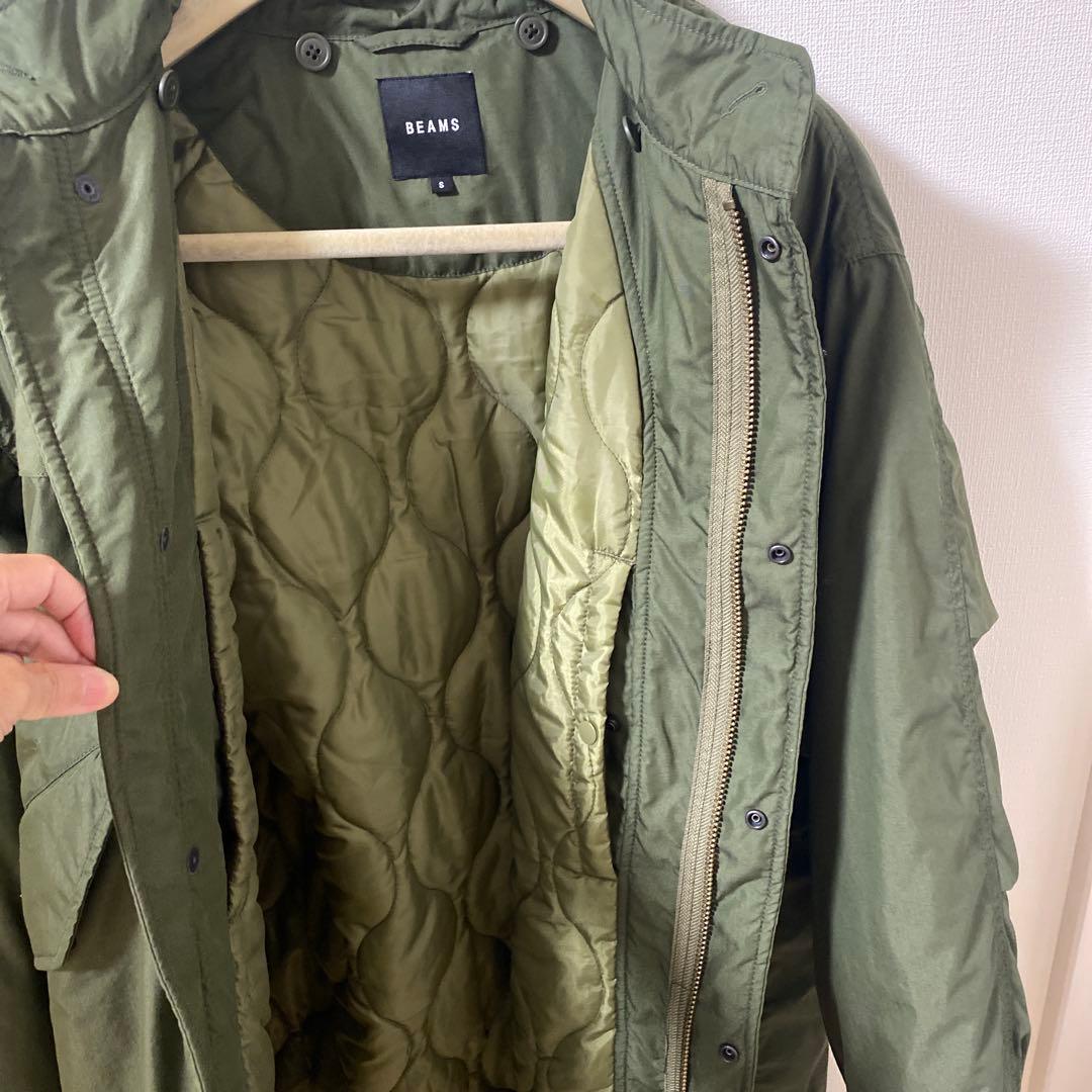 ★人気★BEAMS M65フィッシュテールパーカーカーキ　S