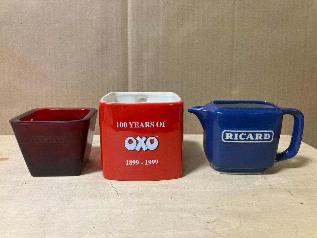 フランス　カフェ雑貨　イギリス　OXOスープマグ　カップ　カンパリ