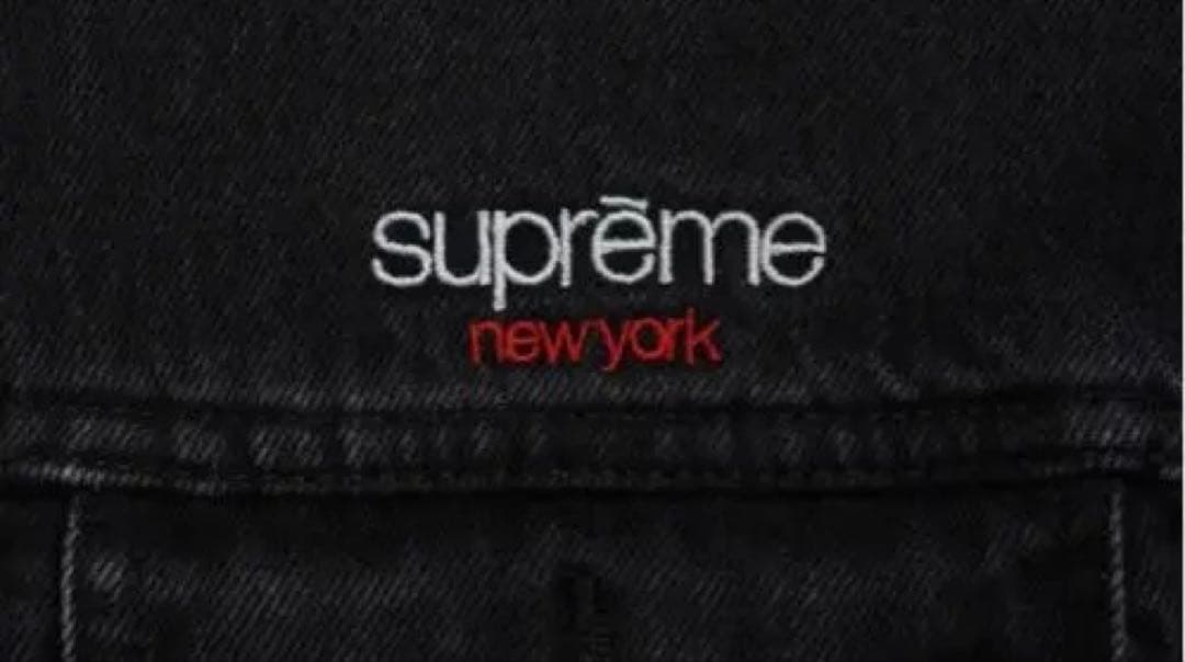 「破格❗️Supreme Denim Trucker Jacket \"Black\"