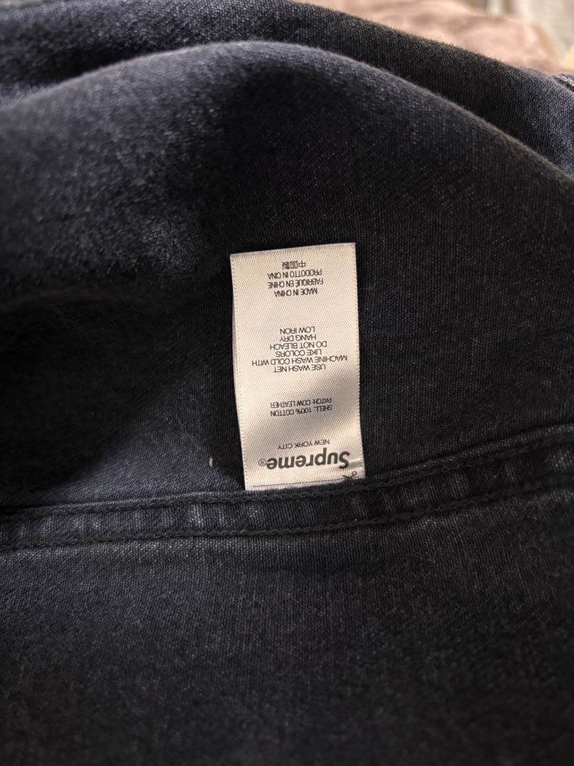 「破格❗️Supreme Denim Trucker Jacket \"Black\"