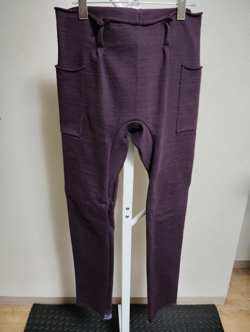 新品 ware ヘビージャージパンツ パープル