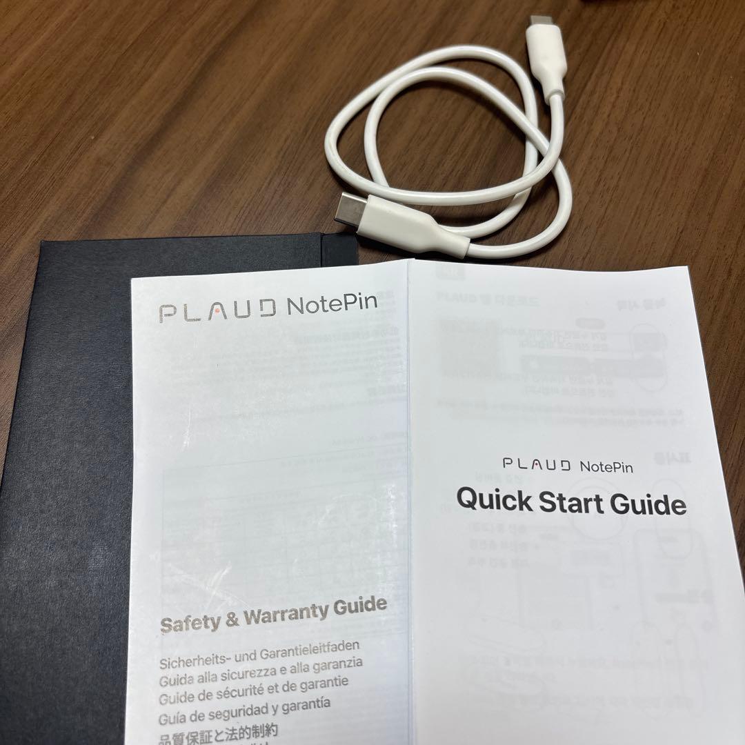 Plaud NotePin AI ボイスレコーダー シルバー