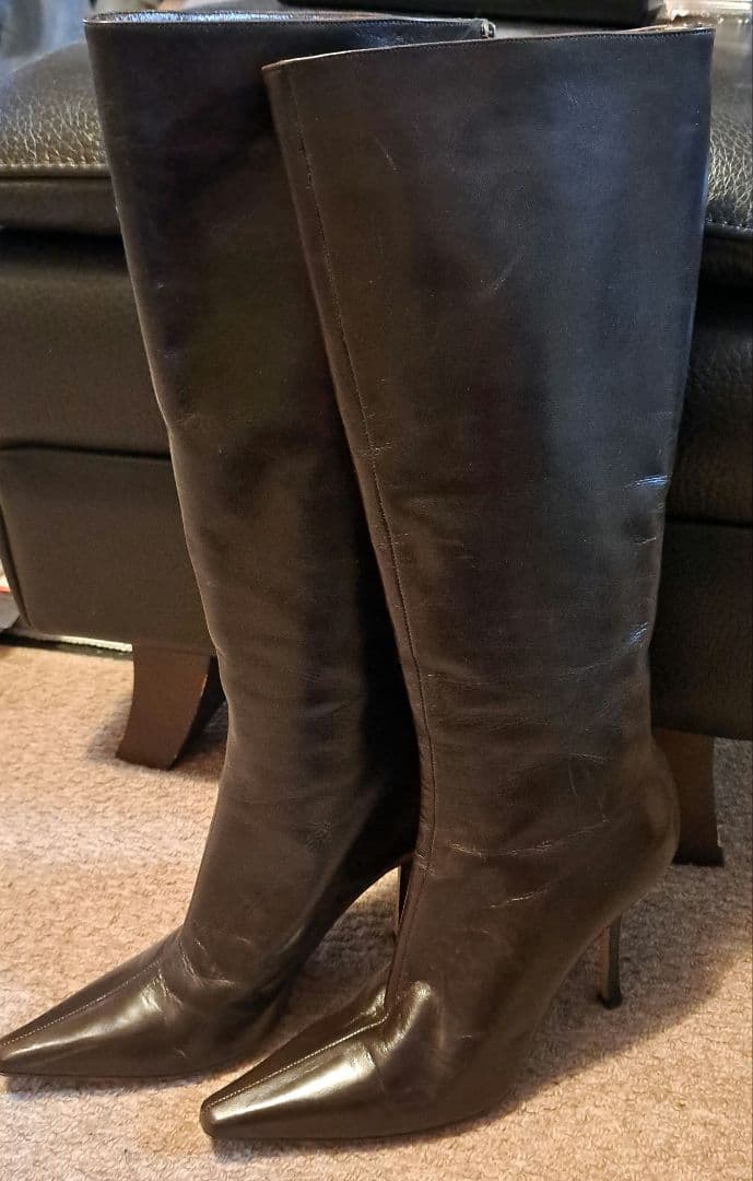 JIMMY CHOO焦げ茶色ブーツ41