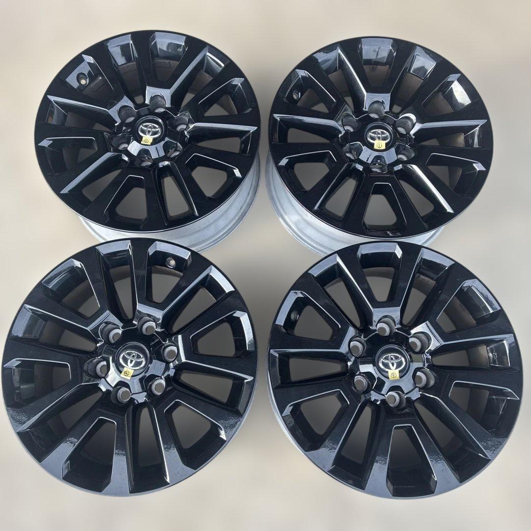 トヨタ18インチ ランドクルーザー プラド 150 ブラック 純正アルミホイール