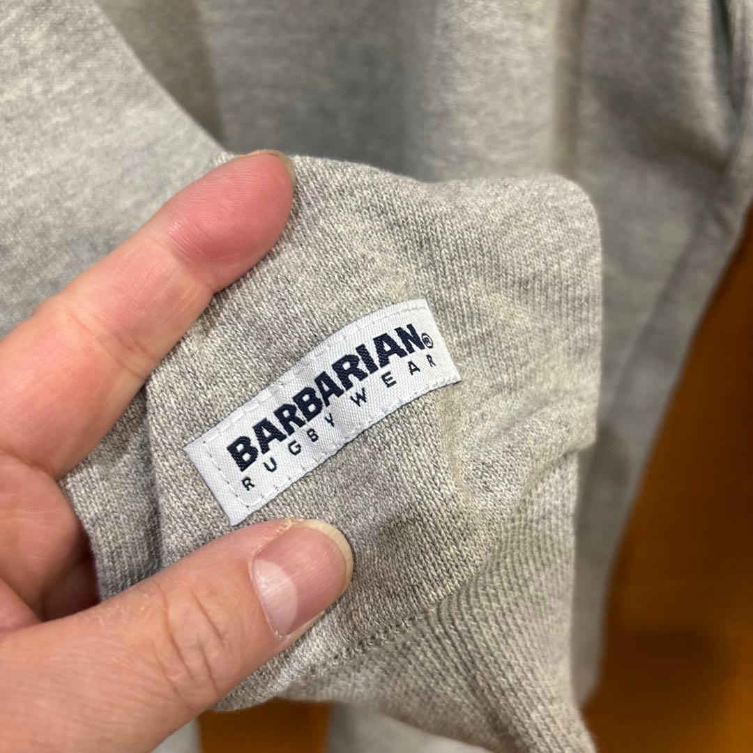 Nack1009(断捨離中) BARBARIAN グレー ラガーシャツ