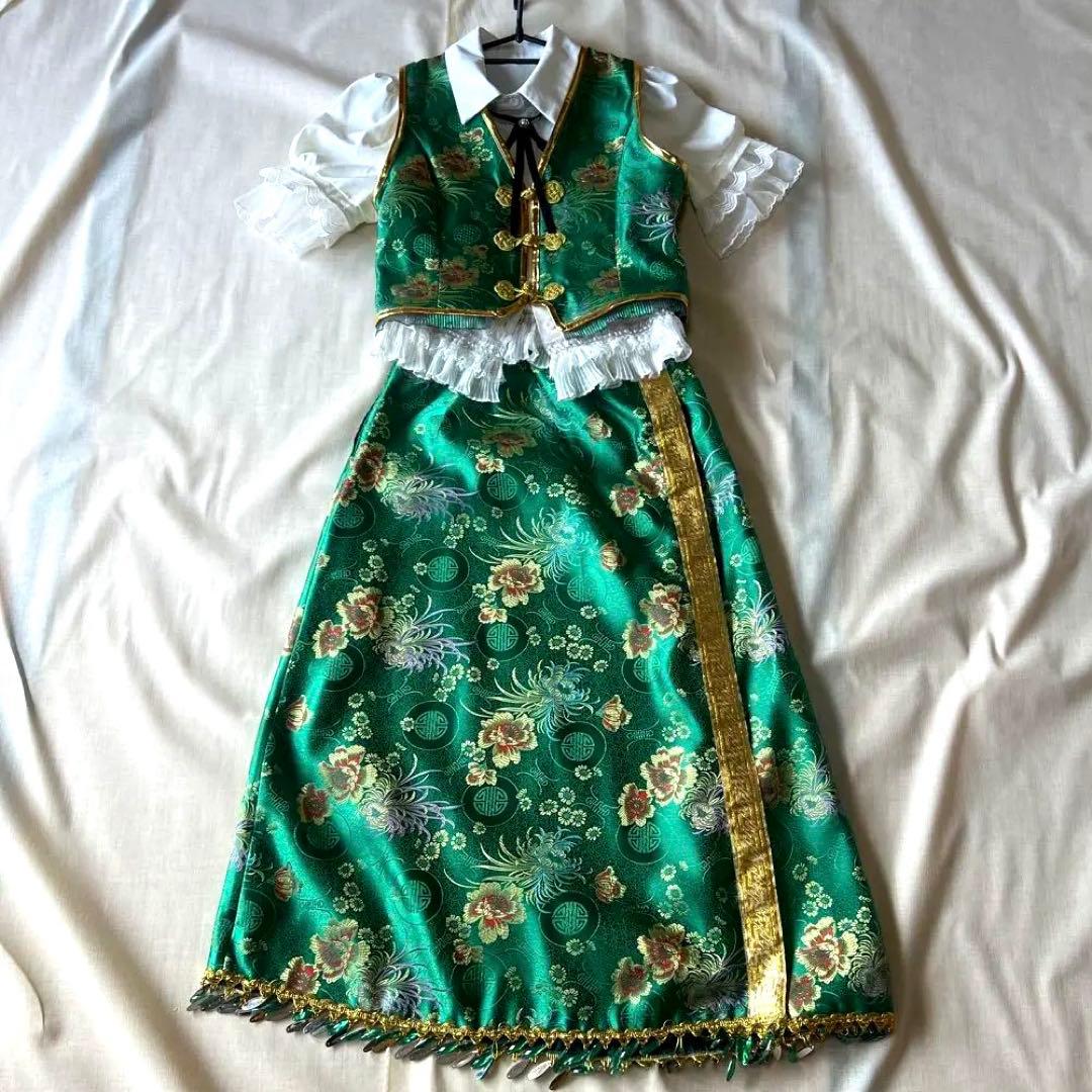 東方project 紅美鈴　コスプレ　衣装　ウィッグ　セット