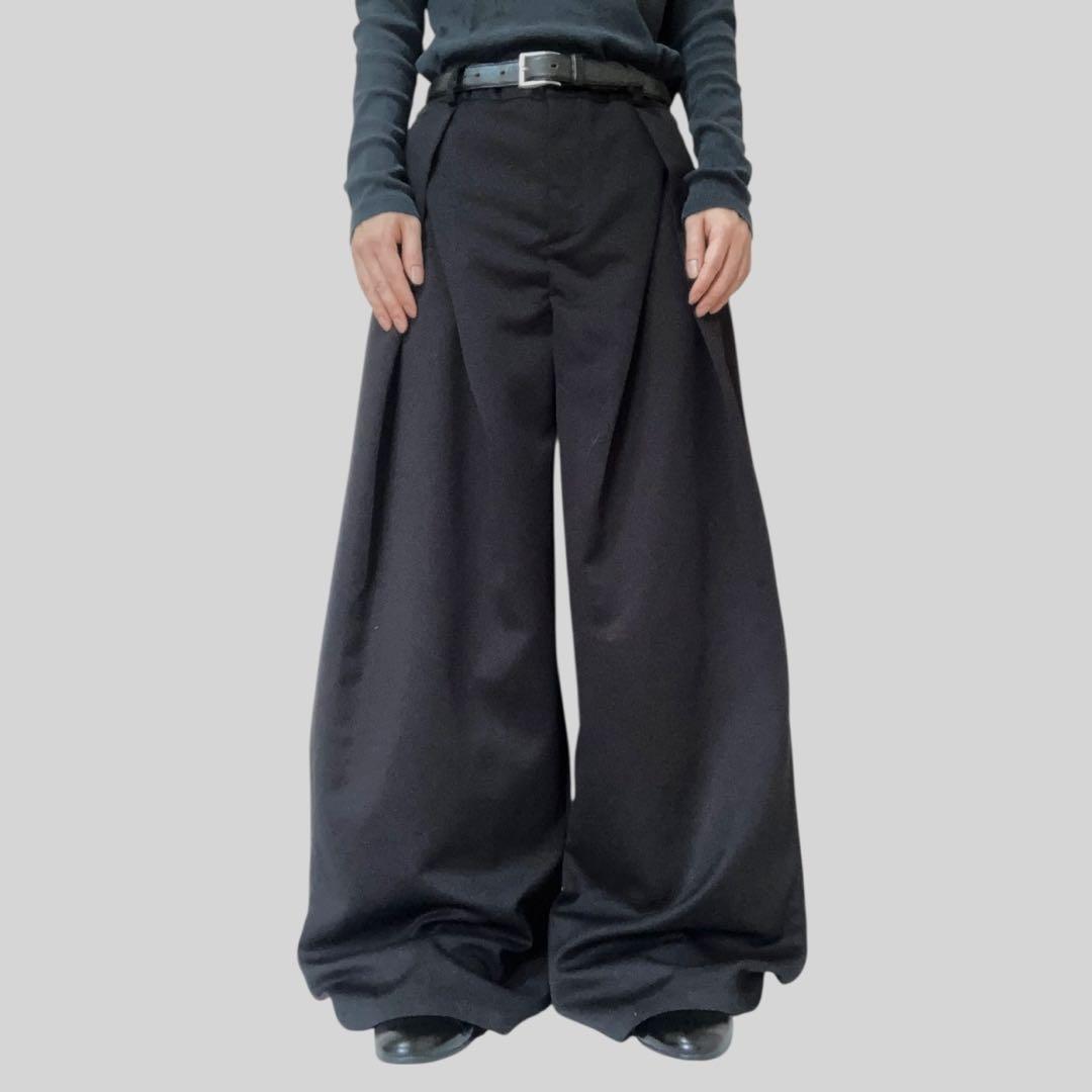 パンツ SPLIT TUCK SUPER BAGGY SLACKS 3108P