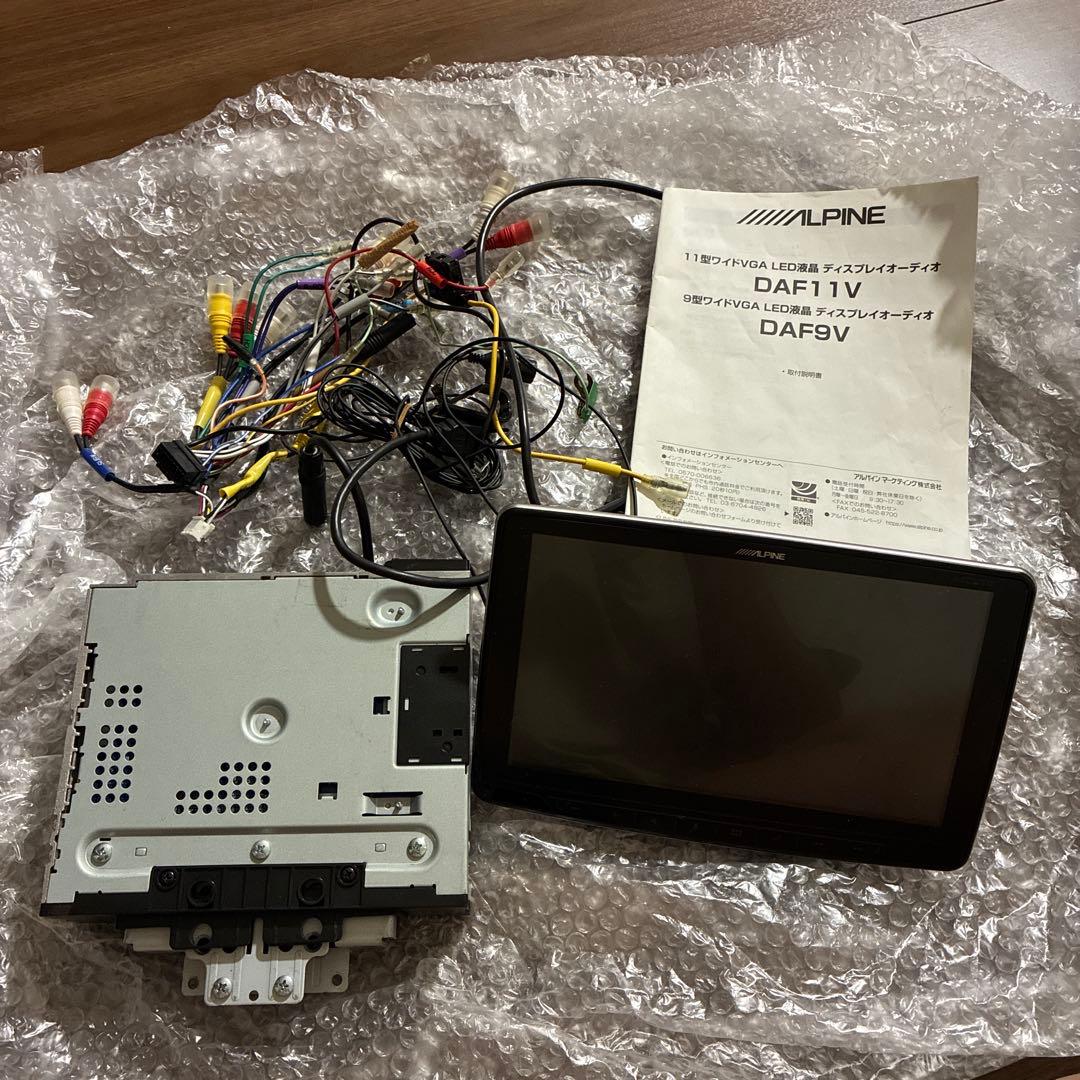 アルパイン DAF9V ディスプレイオーディオ フローティング　1DIN